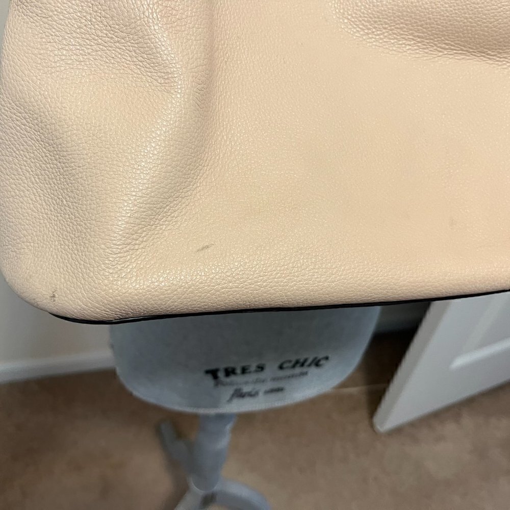 Tory Burch Thea Center Zip Leather Tote Sweet Melon - Picture 5 of 10